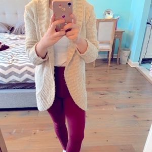 Express wool cashmere blend cardigan